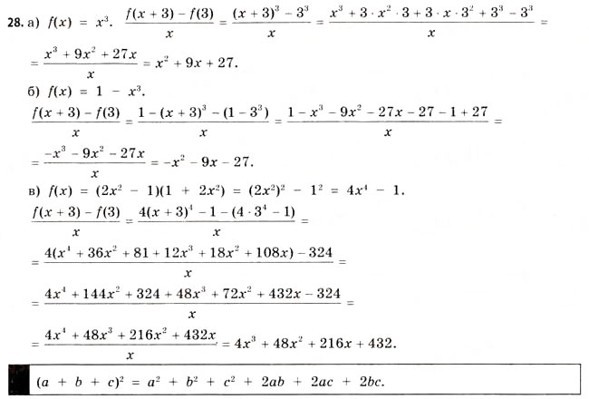Завдання № 28 - § 1. Функції та їх основні властивості - ГДЗ Математика 11 клас Г.П. Бевз, В.Г. Бевз 2011 - Рівень стандарту