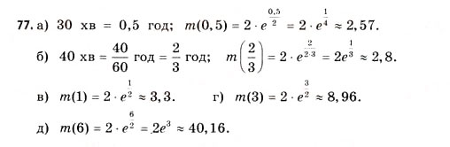 Завдання № 77 - § 2. Степеневі та показникові функції - ГДЗ Математика 11 клас Г.П. Бевз, В.Г. Бевз 2011 - Рівень стандарту