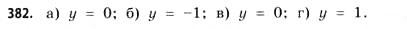 Завдання № 382 - § 11. Найбільші та найменші значення функції - ГДЗ Математика 11 клас Г.П. Бевз, В.Г. Бевз 2011 - Рівень стандарту