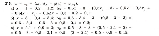 Завдання № 215 - § 6. Границя функції - ГДЗ Математика 11 клас Г.П. Бевз, В.Г. Бевз 2011 - Рівень стандарту
