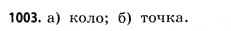 Завдання № 1003 - § 31. Тіла обертання - ГДЗ Математика 11 клас Г.П. Бевз, В.Г. Бевз 2011 - Рівень стандарту