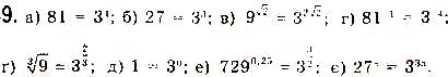 Завдання № 9 - § 1. Степеневі та показникові функції - Розділ 1. Показникові та логарифмічні функції - ГДЗ Математика 11 клас Г. П. Бевз, В. Г. Бевз 2019 