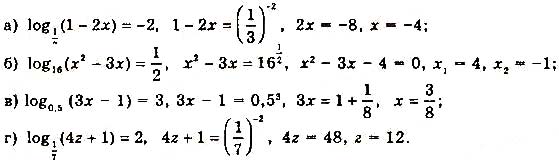 Завдання № 156 - § 4. Логарифмічні рівняння та нерівності - Розділ 1. Показникові та логарифмічні функції - ГДЗ Математика 11 клас Г. П. Бевз, В. Г. Бевз 2019 