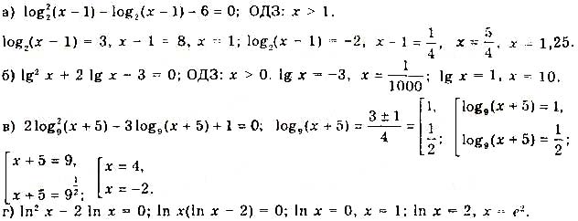 Завдання № 173 - § 4. Логарифмічні рівняння та нерівності - Розділ 1. Показникові та логарифмічні функції - ГДЗ Математика 11 клас Г. П. Бевз, В. Г. Бевз 2019 