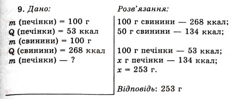 Завдання № 9 - § 5. Жири, білки, вуглеводи як компоненти їжі, їх роль в організмі - ГДЗ Хімія 11 клас О.Г. Ярошенко 2011