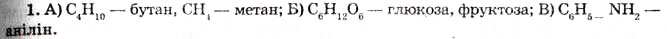 Завдання № 1 - § 3. Багатоманітність органічних сполук, їх класифікація - ГДЗ Хімія 11 клас О.Г. Ярошенко 2011
