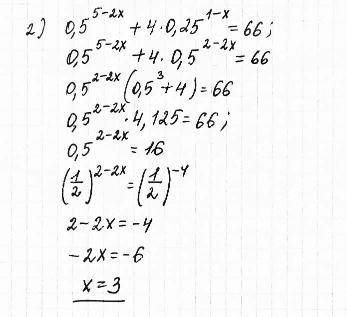 Завдання №  2.30(2) - 2. Показникові рівняння - АЛГЕБРА: Розділ 1. Показникова та логарифмічна функції - ГДЗ Математика 11 клас О. С. Істер 2019 