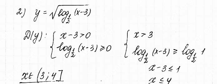 Завдання №  7.10 (2) - 7. Логарифмічні нерівності - АЛГЕБРА: Розділ 1. Показникова та логарифмічна функції - ГДЗ Математика 11 клас О. С. Істер 2019 