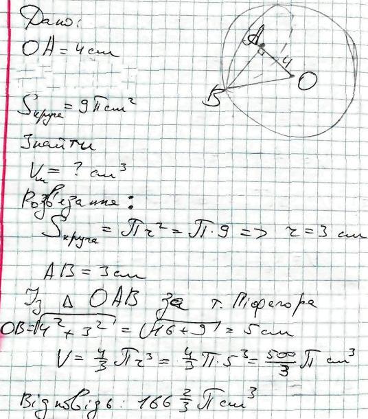 Завдання № 10.42 - § 10. Об’єми тіл обертання - Геометрія. Розділ 3. Об’єми і площі поверхонь геометричних тіл - ГДЗ Математика 11 клас О. С. Істер 2019 