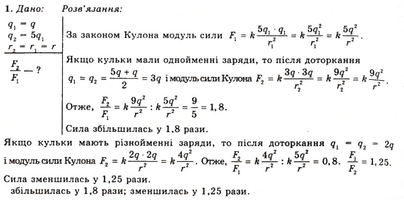 Завдання № 1 - Вправа 1 - ГДЗ Фізика 11 клас Т.М. Засєкіна, Д.О. Засєкін 2011