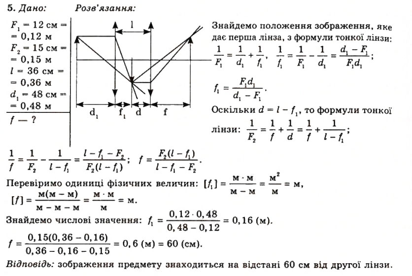Завдання № 5 - Вправа 30 - ГДЗ Фізика 11 клас Т.М. Засєкіна, Д.О. Засєкін 2011