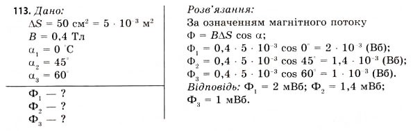 Завдання № 113 - Завдання до § 8-14 - ГДЗ Фізика 11 клас В.Д. Сиротюк, В.І. Баштовий 2011