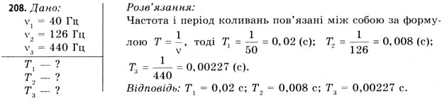 Завдання № 208 - Завдання до § 20-24 - ГДЗ Фізика 11 клас В.Д. Сиротюк, В.І. Баштовий 2011