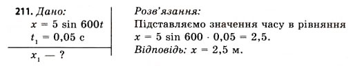 Завдання № 211 - Завдання до § 20-24 - ГДЗ Фізика 11 клас В.Д. Сиротюк, В.І. Баштовий 2011