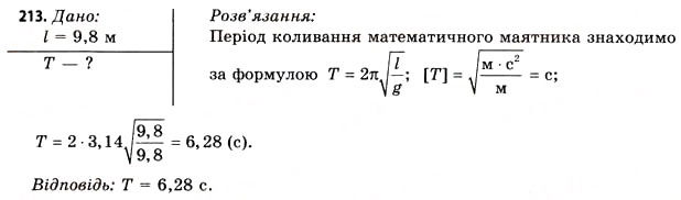 Завдання № 213 - Завдання до § 20-24 - ГДЗ Фізика 11 клас В.Д. Сиротюк, В.І. Баштовий 2011