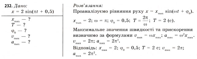 Завдання № 232 - Завдання до § 20-24 - ГДЗ Фізика 11 клас В.Д. Сиротюк, В.І. Баштовий 2011