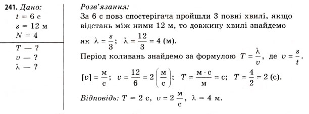Завдання № 241 - Завдання до § 20-24 - ГДЗ Фізика 11 клас В.Д. Сиротюк, В.І. Баштовий 2011