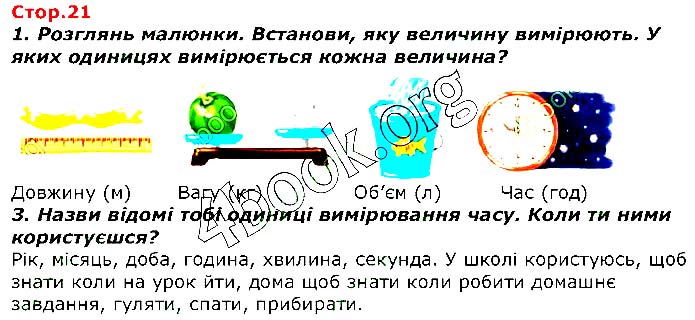 Завдання № Стр.21 (1-3) - Розділ 1. УЗАГАЛЬНЮЄМО ЗА 1 КЛАС - ГДЗ Математика 2 клас С. О. Скворцова, О. В. Онопрієнко 2019