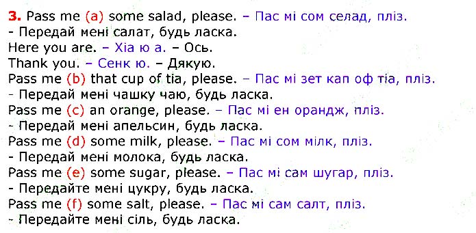 Завдання №
Стр.81 (3) - UNIT 4. DAY BY DAY - ГДЗ Англійська мова 3 клас О.Д. Карпюк 2020