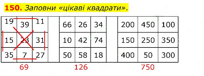 Завдання №  150 - Відповіді до вправ - ЧАСТИНА 2 - ГДЗ Математика 3 клас Г.П. Лишенко 2020 - (1, 2 частина)