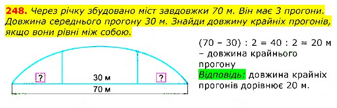 Завдання № 
248 - Відповіді до вправ - ЧАСТИНА 2 - ГДЗ Математика 3 клас Г.П. Лишенко 2020 - (1, 2 частина)