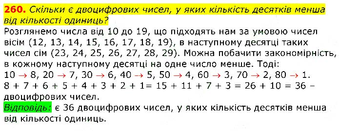Завдання № 
260 - Відповіді до вправ - ЧАСТИНА 2 - ГДЗ Математика 3 клас Г.П. Лишенко 2020 - (1, 2 частина)