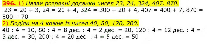 Завдання № 
396 - Відповіді до вправ - ЧАСТИНА 2 - ГДЗ Математика 3 клас Г.П. Лишенко 2020 - (1, 2 частина)
