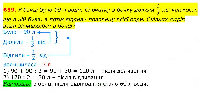 Завдання № 659 - Відповіді до вправ - ЧАСТИНА 2 - ГДЗ Математика 3 клас Г.П. Лишенко 2020 - (1, 2 частина)