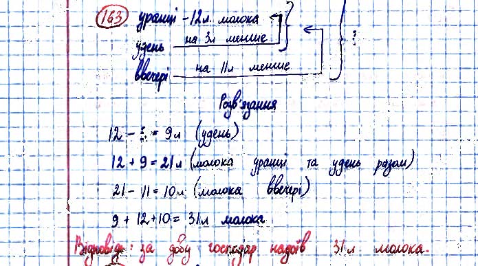 Завдання №  163 - Множення і ділення - ГДЗ Математика 3 клас А. Заїка, С. Тарнавська 2020 - Частина 1