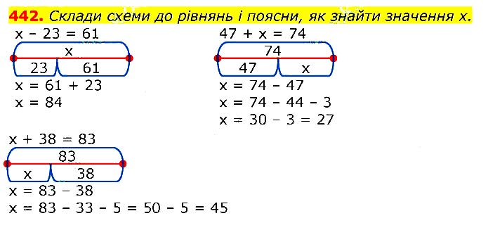 Завдання № 442 - Відповіді до вправ - ГДЗ Математика 3 клас Г.П. Лишенко 2020