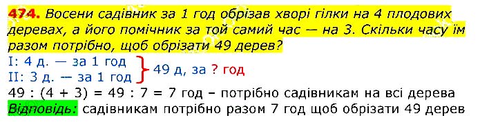 Завдання № 474 - Відповіді до вправ - ГДЗ Математика 3 клас Г.П. Лишенко 2020