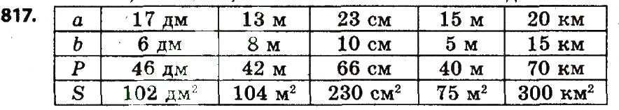 Завдання № 817 - Розділ 4. Арифметичні діїз багатоцифровими числами - ГДЗ Математика 4 клас Л.В. Оляницька 2015