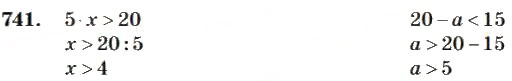 Завдання № 741 - МНОЖЕННЯ І ДІЛЕННЯ БАГАТОЦИФРОВИХ ЧИСЕЛ НА ОДНОІИФРОВЕ ЧИСЛО - ГДЗ Математика 4 клас М.В. Богданович 2004