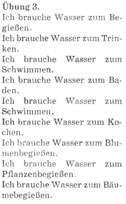 Завдання № 3 - Wir wiederholen - ГДЗ Німецька мова 4 клас Н.П. Басай 2006