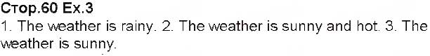 Завдання № 3 - Unit 5. Nature And Weather - ГДЗ Англійська мова 5 клас А.М. Несвіт 2013 - Робочий зошит