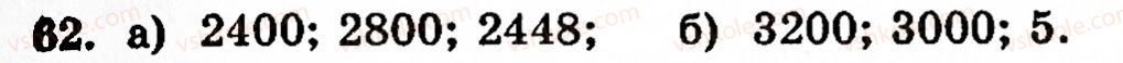 Завдання № 62 - § 1. Порівняння натуральних чисел. Додавання та віднімання - ГДЗ Математика 5 клас Г.М. Янченко, В.Р. Кравчук 2010