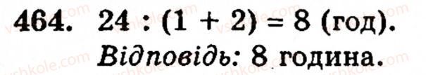 Завдання № 464 - § 2. Множення і ділення - ГДЗ Математика 5 клас Г.М. Янченко, В.Р. Кравчук 2010