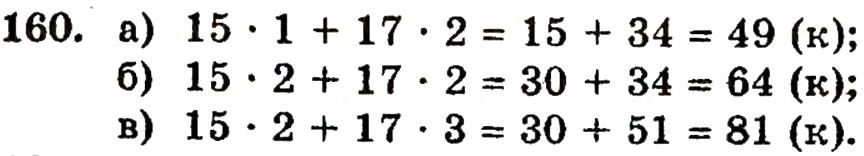 Завдання № 160 - § 4. Додавання натуральних чисел - ГДЗ Математика 5 клас Г.П. Бевз, В.Г. Бевз 2005
