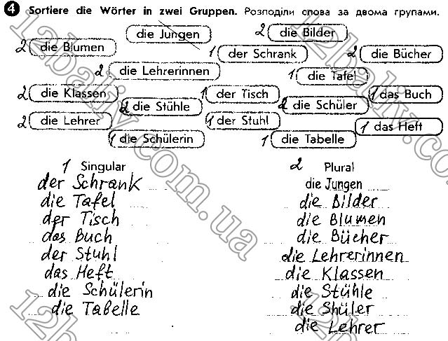 Завдання № ст38впр4 - Lektion 3. Schule - ГДЗ Німецька мова 5 клас С. І. Сотникова, Г. В. Гоголєва, Т. Ф. Білоусова 2018 - Робочий зошит