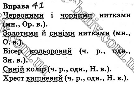 Завдання № 41 - § 3. Лексичне значення слова. - ГДЗ Українська мова 5 клас О. П. Глазова 2018