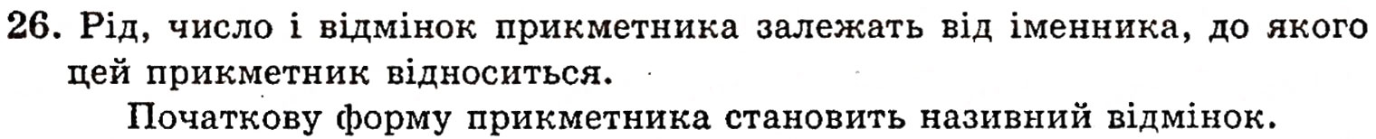 Завдання № 26 - § 1. Частини мови. Основні способи їхнього розпізнавання - ГДЗ Українська мова 5 клас О.П. Глазова, Ю.Б. Кузнецов 2005