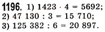 Завдання № 1196 - § 35. Порівняння десяткових дробів - ГДЗ Математика 5 клас О.С. Істер 2013