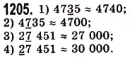 Завдання № 1205 - § 36. Округлення натуральних чисел і десяткових дробів - ГДЗ Математика 5 клас О.С. Істер 2013
