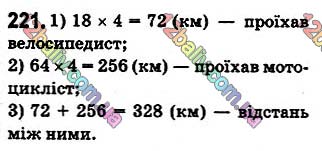 Завдання № 221 - § 5. Множення натуральних чисел - ГДЗ Математика 5 клас О. С. Істер 2018