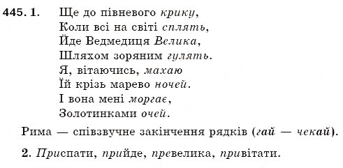 Завдання № 445 - § 58. Вимова й написання префіксів пре-, при-, прі- - ГДЗ Українська мова 5 клас С.Я. Єрмоленко, В.Т. Сичова 2005