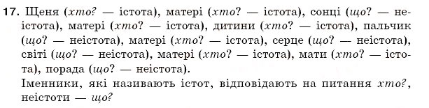 Завдання № 17 - § 3. Іменник - ГДЗ Українська мова 5 клас С.Я. Єрмоленко, В.Т. Сичова 2005
