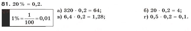 Завдання № 81 - § 2. Ознаки подільності на 10, 5 і 2 - ГДЗ Математика 6 клас Г.П. Бевз, В.Г. Бевз 2006