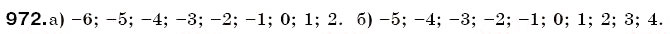 Завдання № 972 - § 29. Порівняння раціональних чисел - ГДЗ Математика 6 клас Г.П. Бевз, В.Г. Бевз 2006