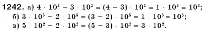 Завдання № 1242 - § 36. Стандартний вигляд числа - ГДЗ Математика 6 клас Г.П. Бевз, В.Г. Бевз 2006