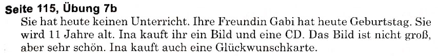 Завдання № s115u7b - Feste und Traditionen (Stunden 1-10) - ГДЗ Німецька мова 6 клас Н.П. Басай 2006
